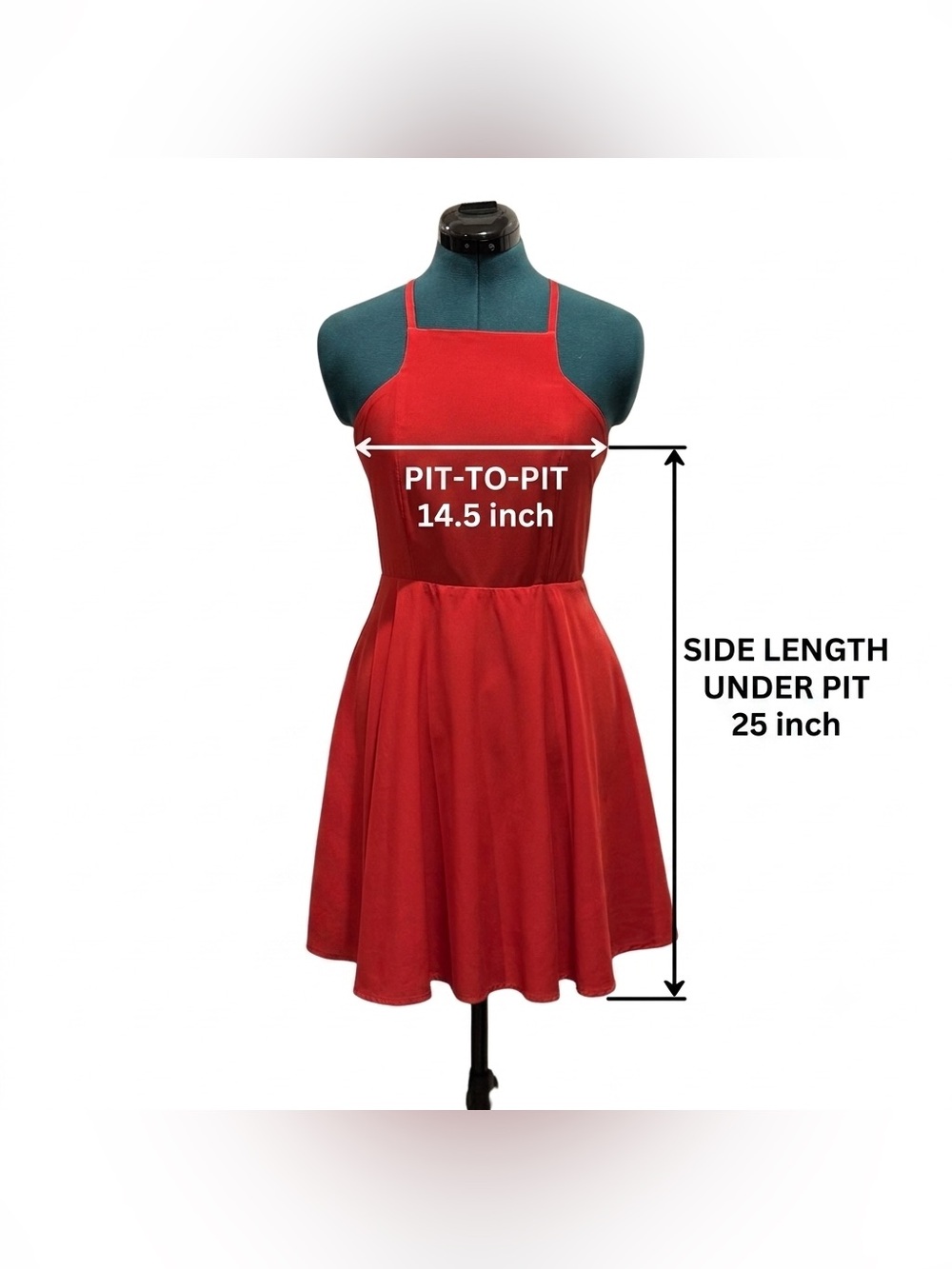Lulu's Red Halter Mini Dress - Picture 6 of 6